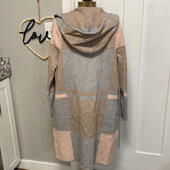 CHARTER CLUB HOODED DUSTER BRAND SIZE MEDIUM - Picture 9 of 15
